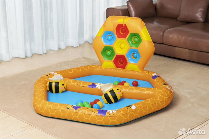 Надувной манеж 127x119x61см 