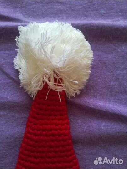 Новогодний колпачок для новорождённого