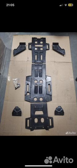 Защита днища (Заводская) на квадроцикл Odes