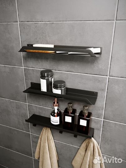 Полка навесная для ванной