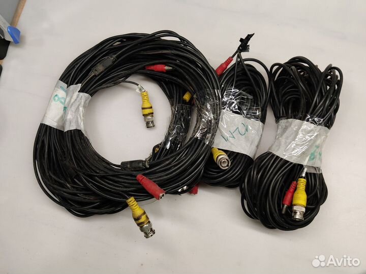 Камеры и провода для видеонаблюдения
