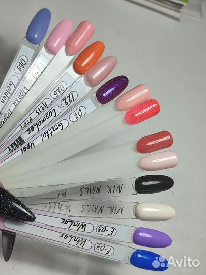 Набор гель лак, пластины для стемпинга