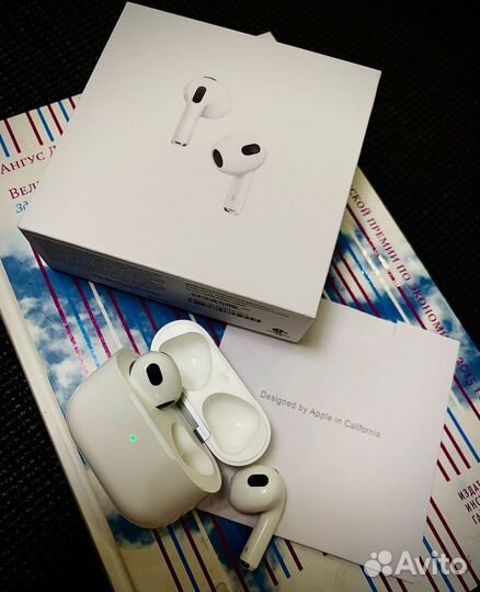 Беспроводные наушники airpods