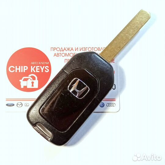 Ключ зажигания Honda CR-V / Crosstour, тип 