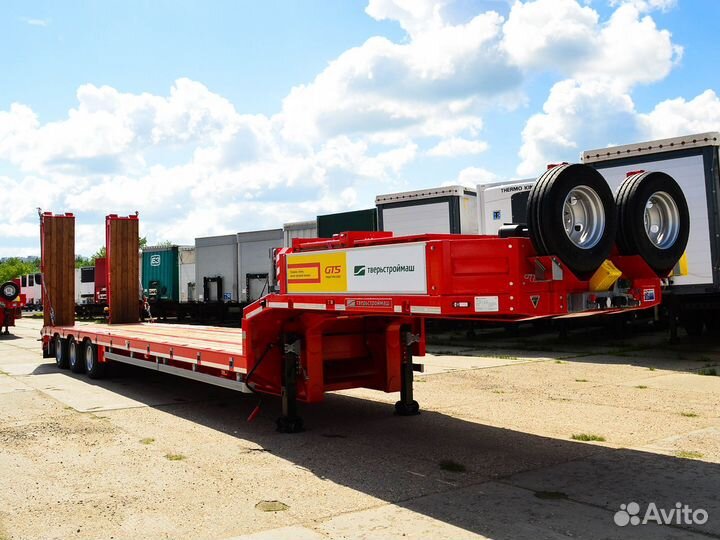 Полуприцеп трал (тяжеловоз) Тверьстроймаш Low, 2024
