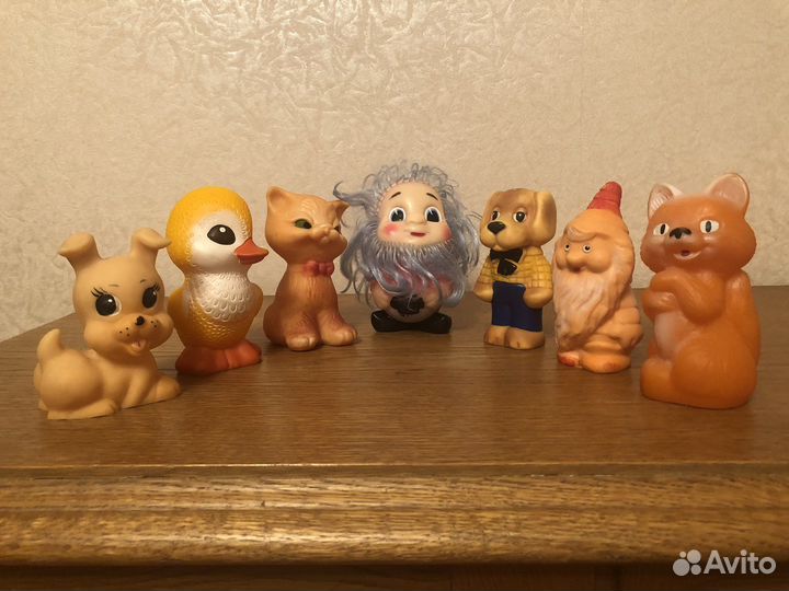 Резиновые игрушки СССР