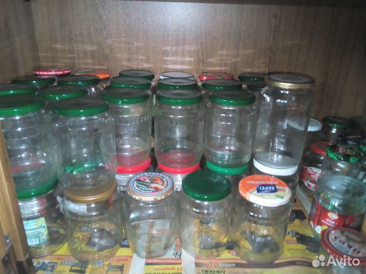 Банки стеклянные 0,72л и 0,5л