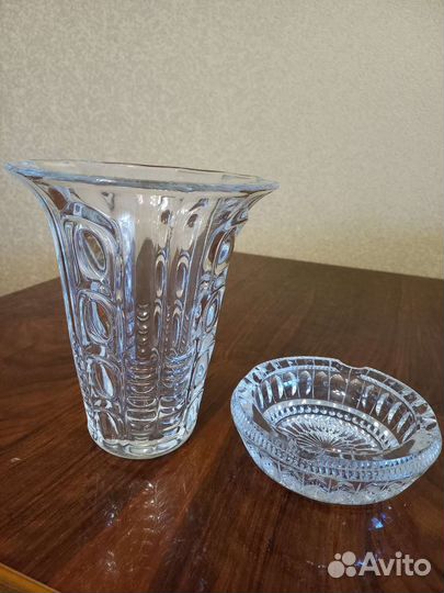 Хрустальная ваза для цветов СССР