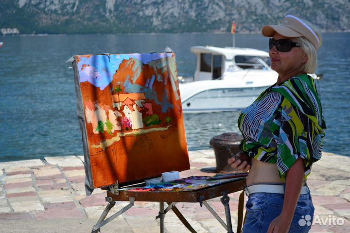 HD469 Лодки Балаклавы кисти Анны Давыдченко