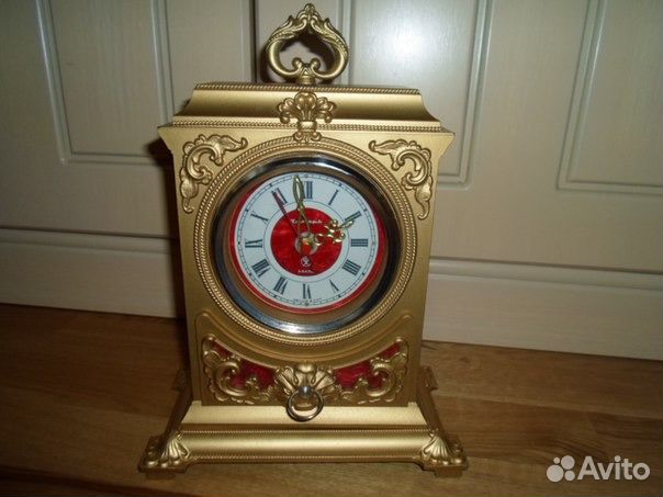 Часы Янтарь настольные-каминные