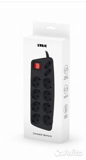 Сетевой фильтр Kubic Power H1.Новый.В Упаковке