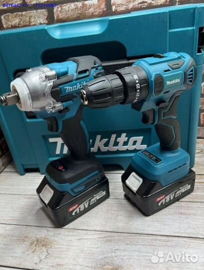 Набор Makita 2в1 Шуруповерт, гайковерт (Арт.63603)