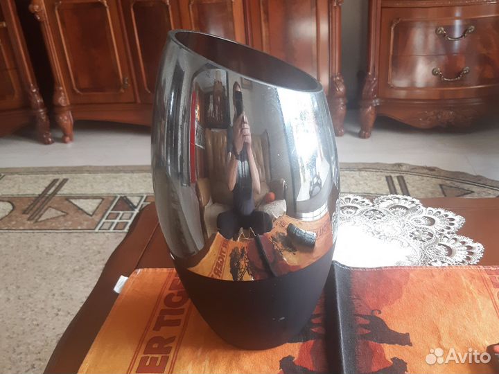 Ваза стекло для цветов высота 40 см