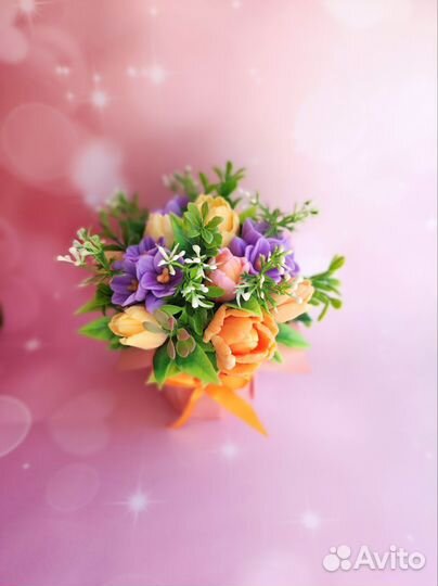 Букеты из мыла ручной работы