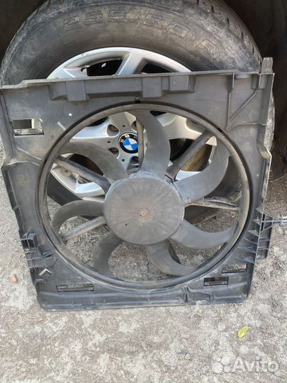 Вентилятор охлаждения bmw x5 e70 M57 3.0 diesel