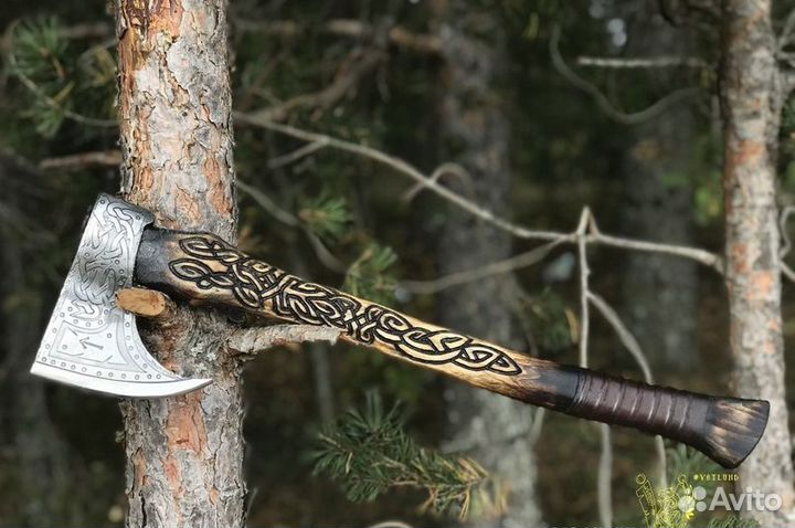 Кованый топор ручной работы Тиваз