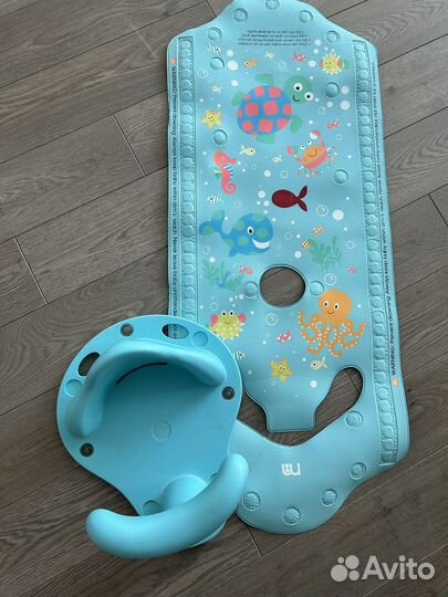 Стульчик и коврик для купания mothercate