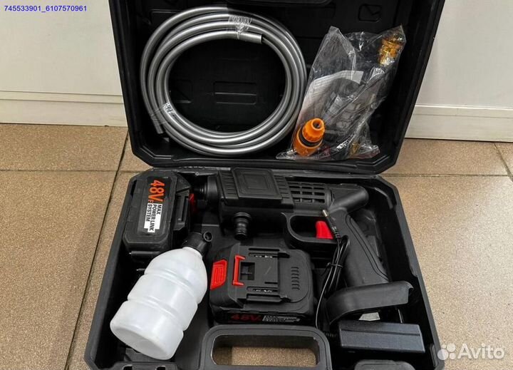 Мойка высокого давления с двумя АКБ 48v (Арт.49212