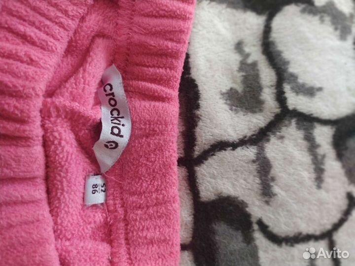 Детские флисовые брюки от crockid