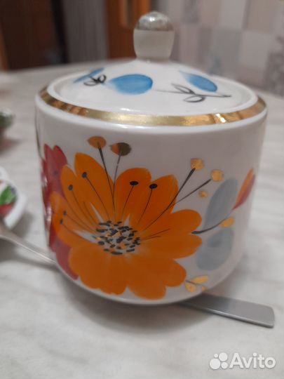 Сахарница фарфор СССР