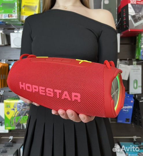 Убийца JBL Flip 6 - Колонка Hopestar Красная