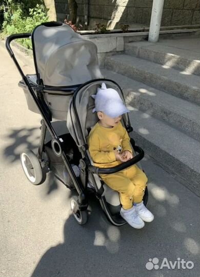 Коляска 2 в 1, для погодок