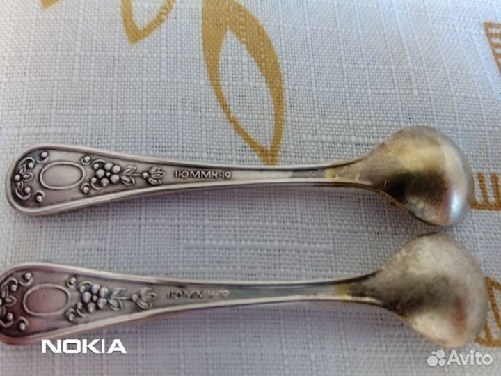 Солонка мельхиор серебро позолота СССР