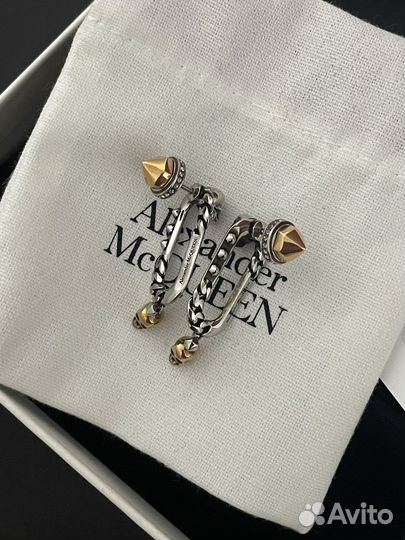 Серьги Alexander McQueen