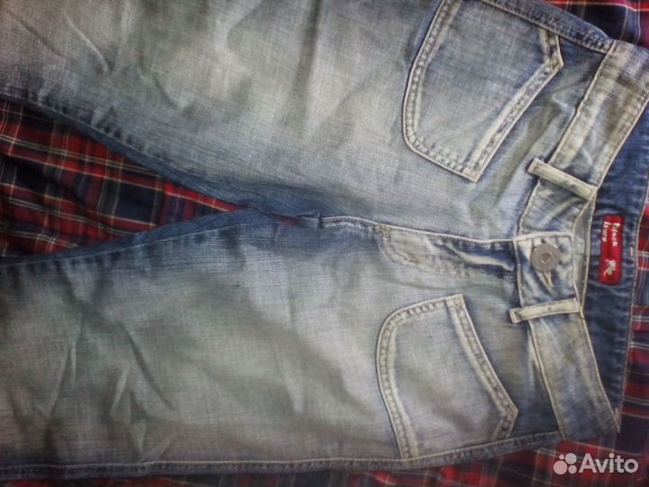 Джинсы новые голубо-синие 26 34