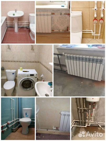 Услуги сантехника, сантехнические работы,сантехмон