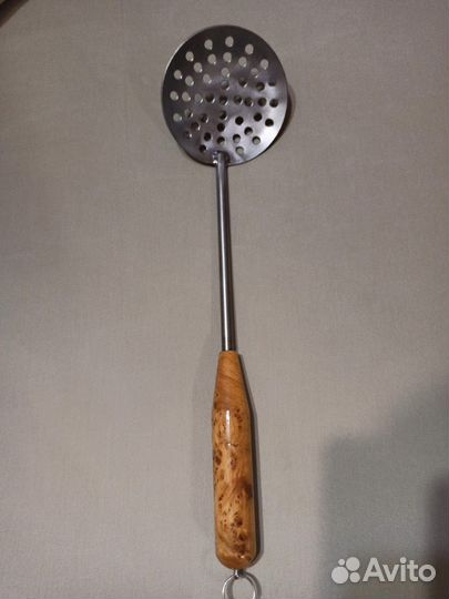 Ложка шумовка для зимней рыбалки титановая