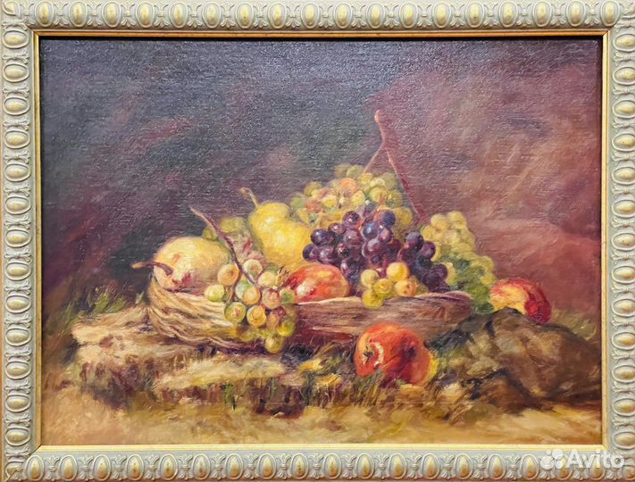 Картина М.Д.Янкова «Натюрморт с фруктами», 1910-е