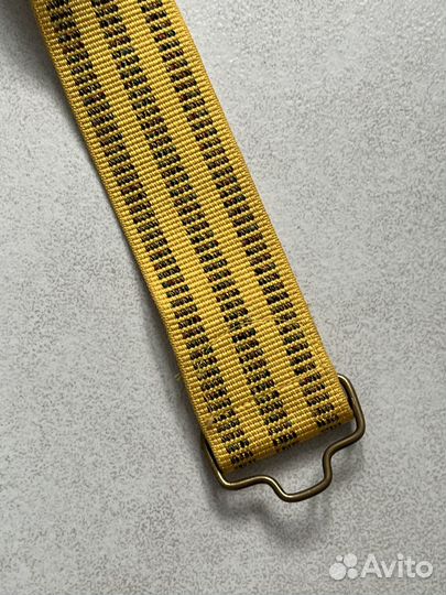 Ремень офицерский парадный желтый