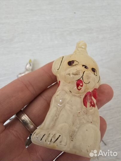 Елочные игрушки СССР на прищепке