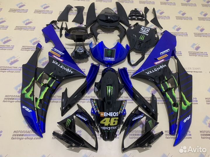 Yamaha YZF R6 2006-2007 мотопластик обвес