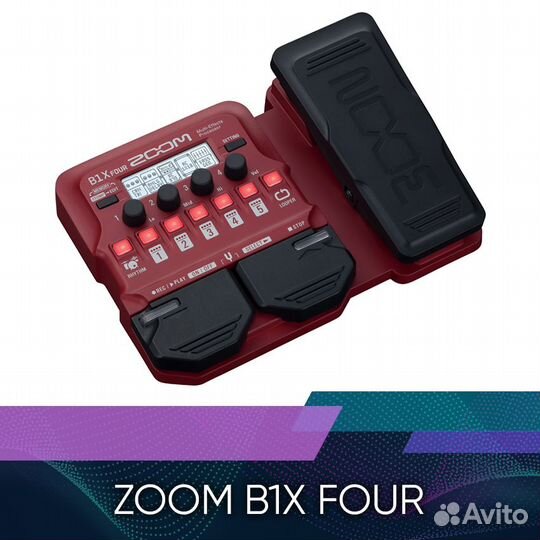 Басовый процессор Zoom B1X four