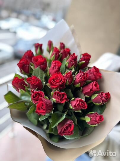 Розы 25 штук