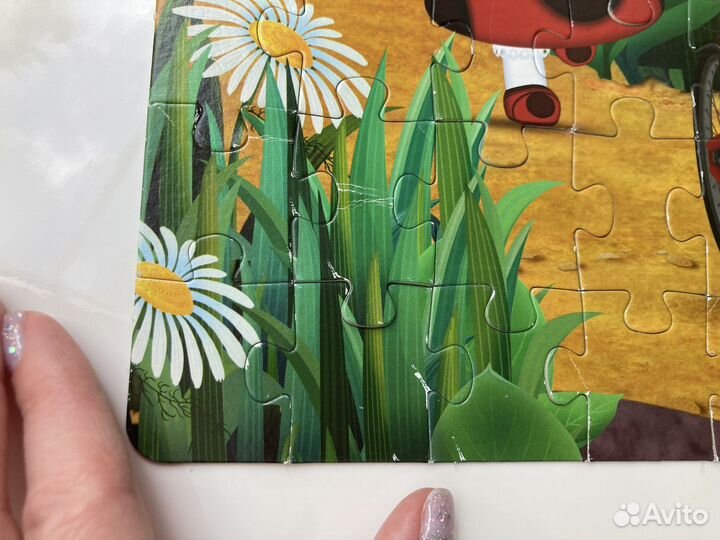Пазлы детские 60 деталей пакетом