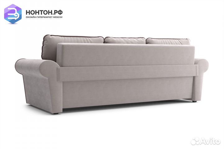 Диван еврокнижка Прованс 3-х местный бежевый