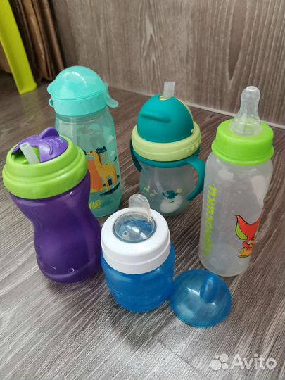 Бутылочки, поильники