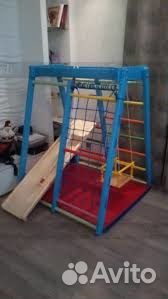 Детский напольный спортивный комплекс с матом