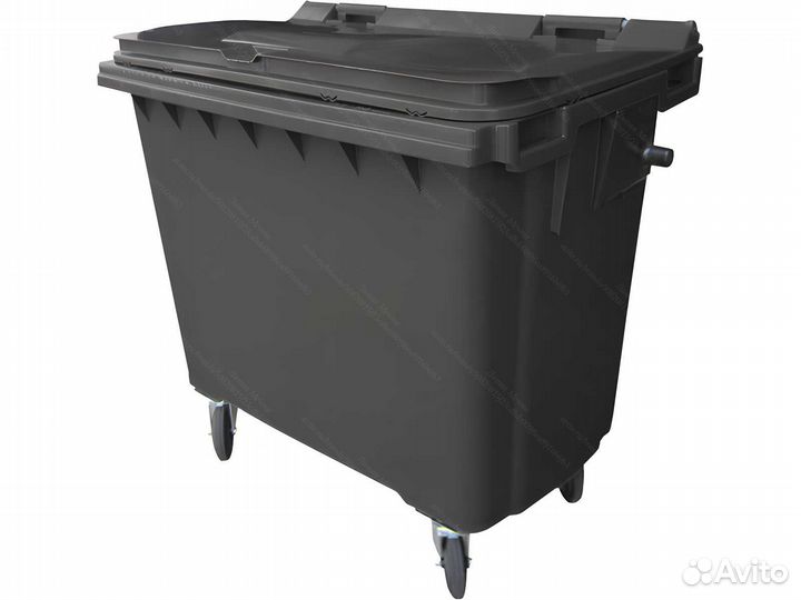 Мусорный пластиковый бак 770л 0.77-3929
