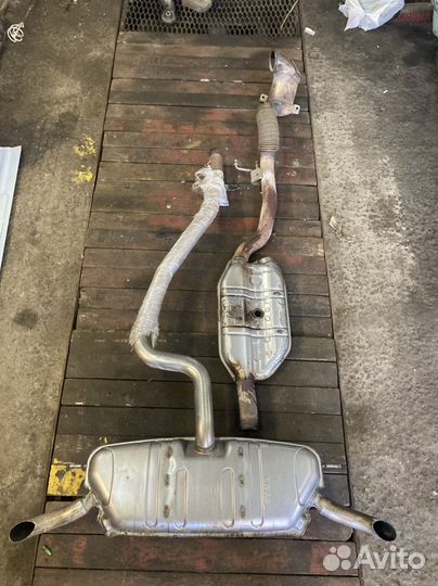 Volkswagen tiguan 2 2.0 выхлоп трасса