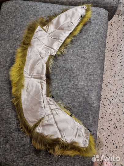 Меховой воротник енот