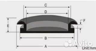 Заглушки резиновые (за 2штуки)