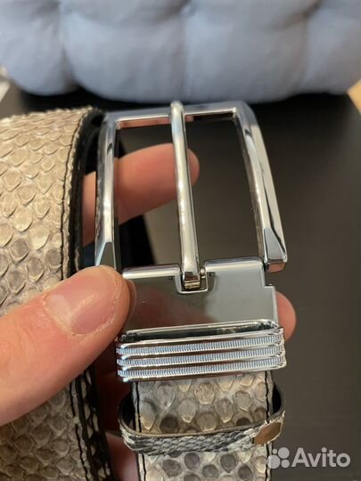 Ремень женский кожа питона новый