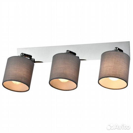 Спот rivoli Perlita 3х40Вт E14 поворотный с выключ