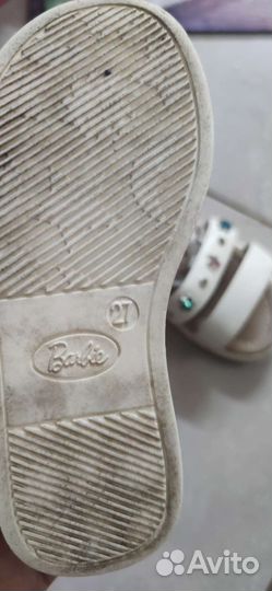 Босоножки для девочки 27 раз