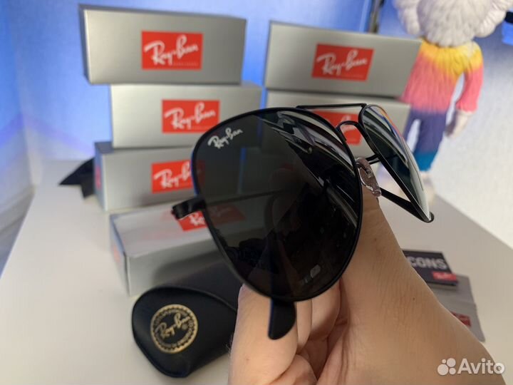 Очки Ray Ban aviator солнцезащитные