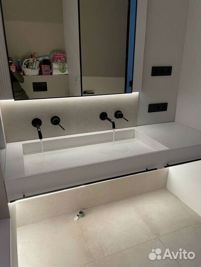 Раковина из бетона для ванной от производителя